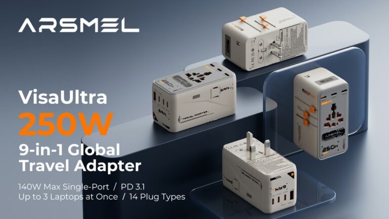 VisaUltra 250W: The Most Powerful Travel Adapter Ever Built
